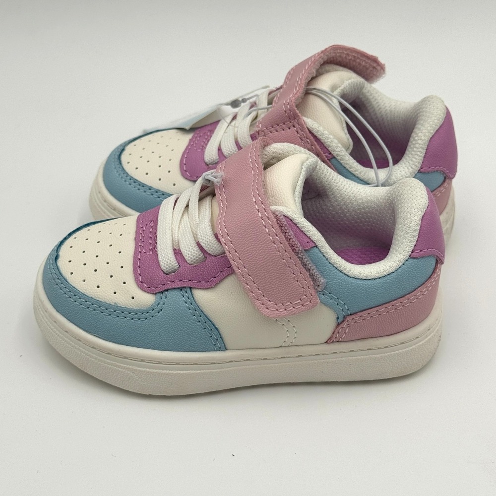 Cat & Jack Jaid Court Toddler Sneakers Faux Leather 5T NWT